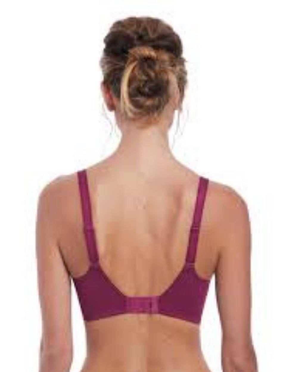 Fantasie Memoir Underwire Full Cup Bra With Side Support Bra, Black Cherry