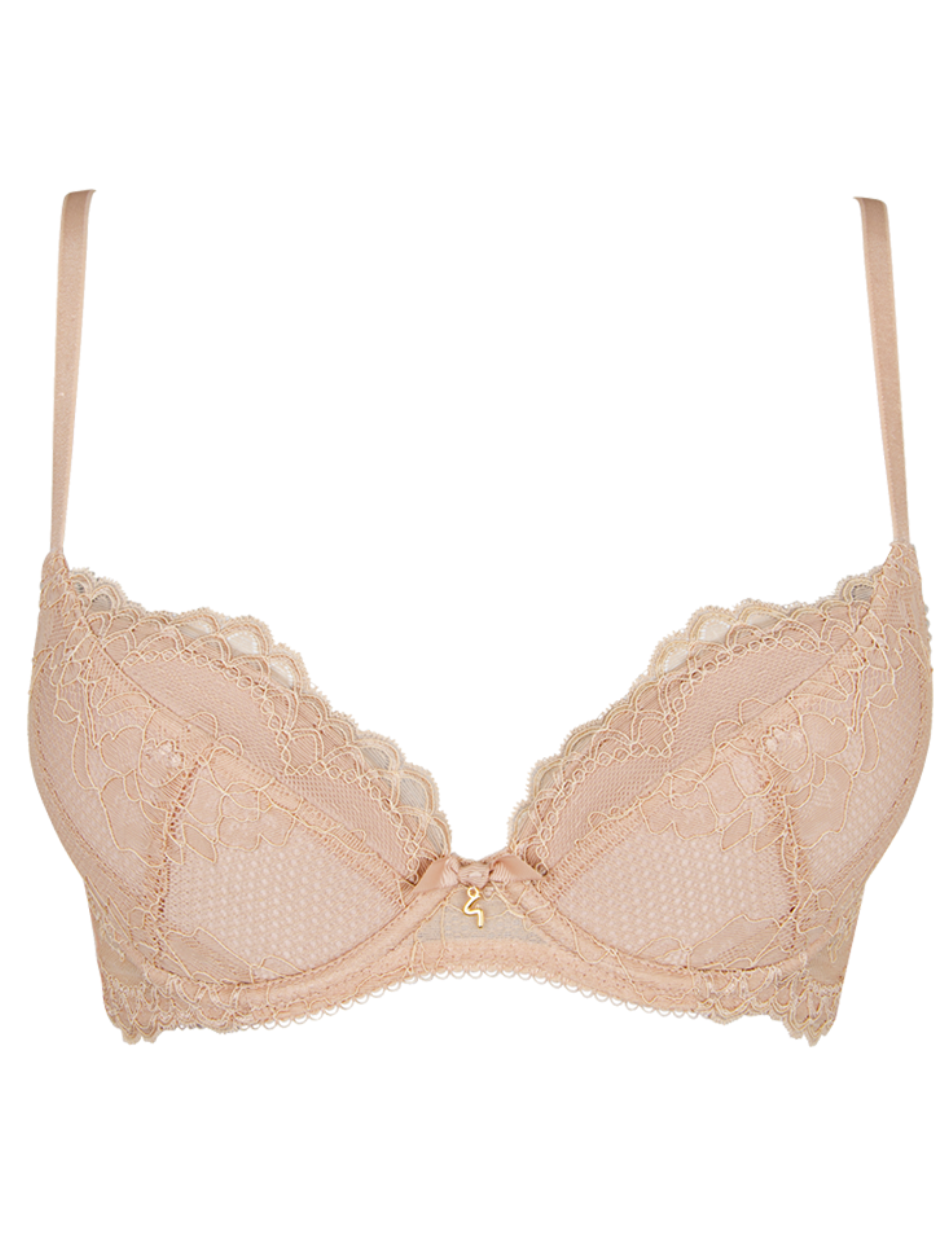 Gossard Superboost Underwire Plunge Bra, Nude | Gossard Plunge Bra in Nude