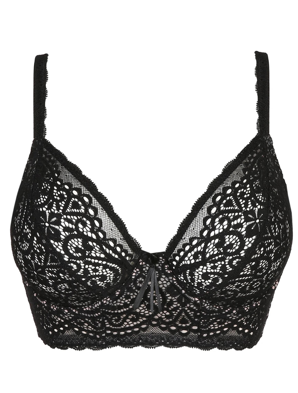 PrimaDonna Twist I Do Plunge Longline Bra Underwired, Black