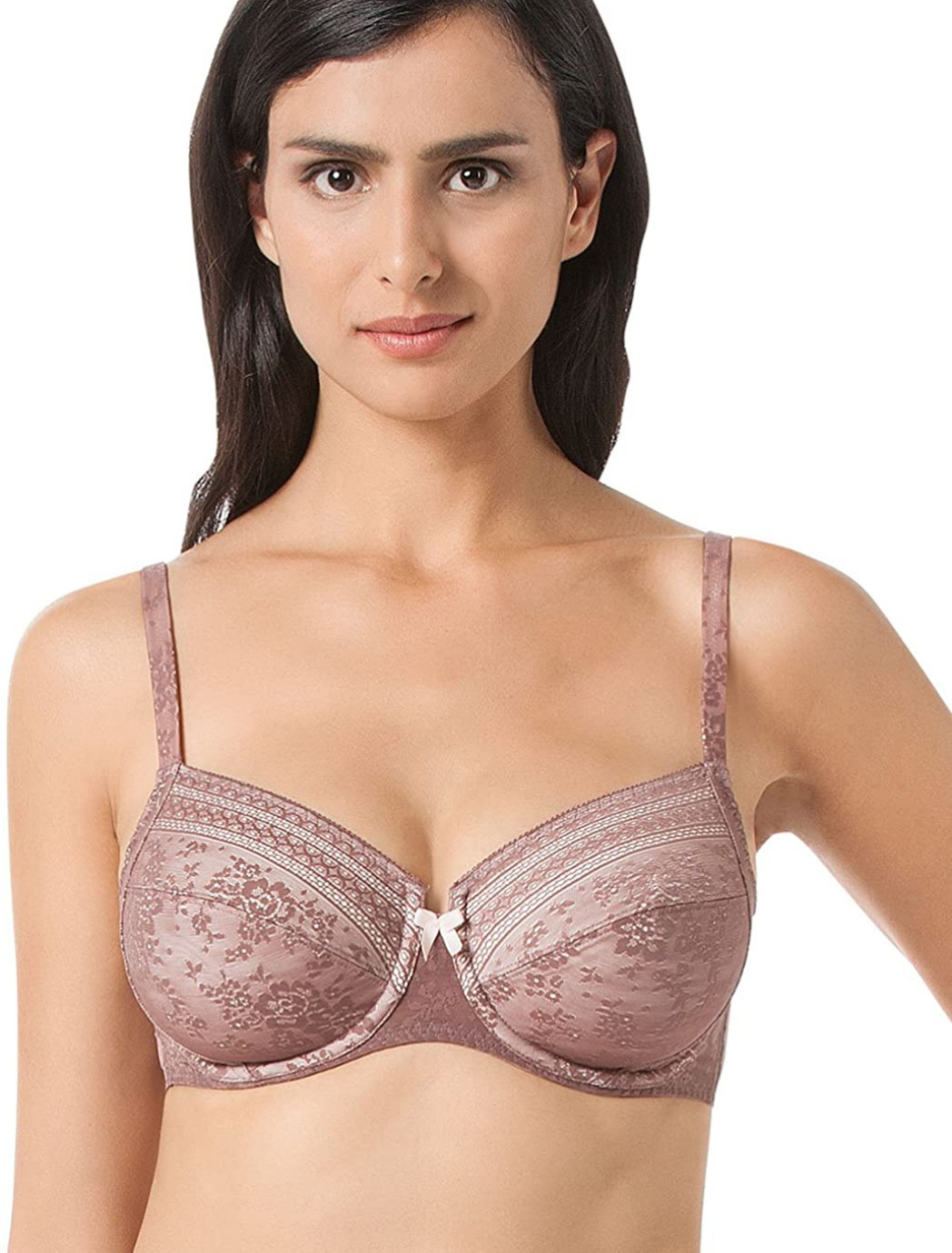 Anita Rosa Faia Fleur Underwire Side Support Bra, Berry