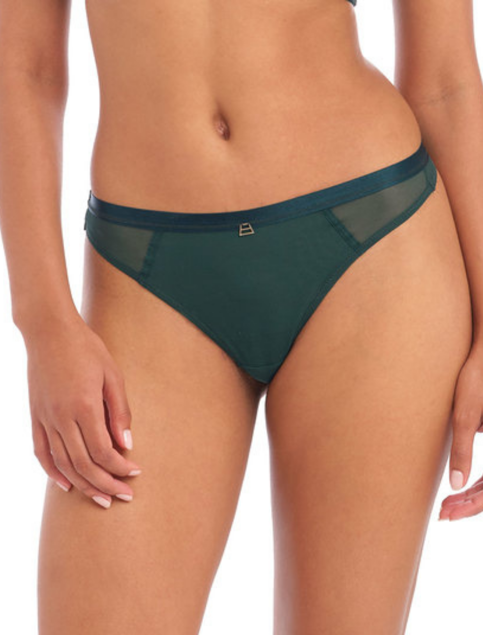 Freya Snapshot Thong, Deep Emerald