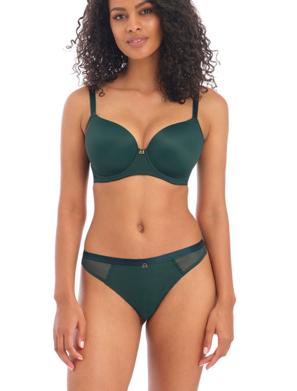 Freya Snapshot Thong, Deep Emerald