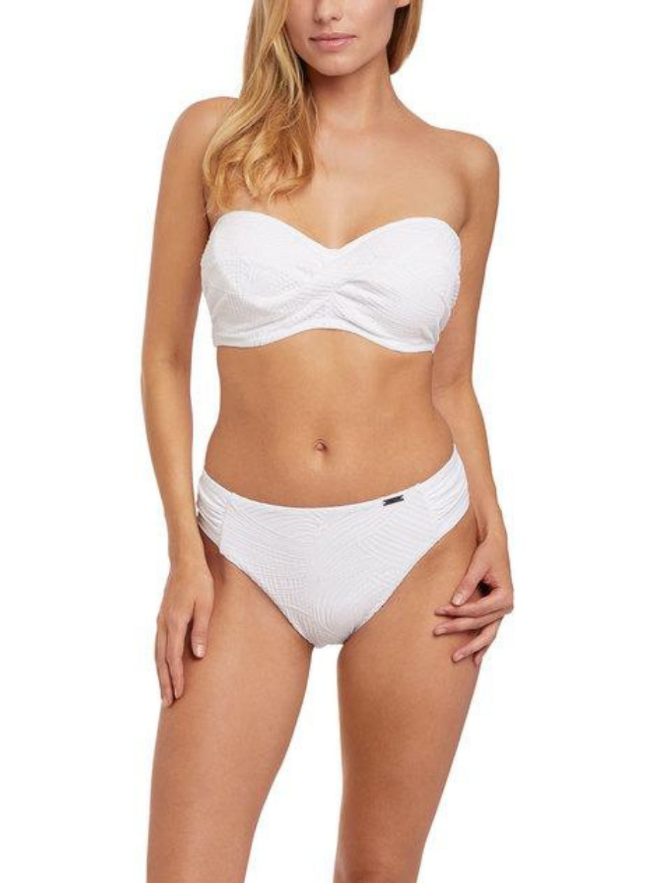 Fantasie Ottawa Underwire Twist Bandeau Multiway Bikini Top, White