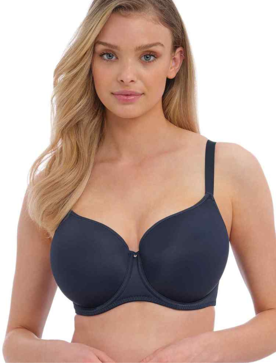 Fantasie Aura Underwire Molded T-Shirt Bra, Navy