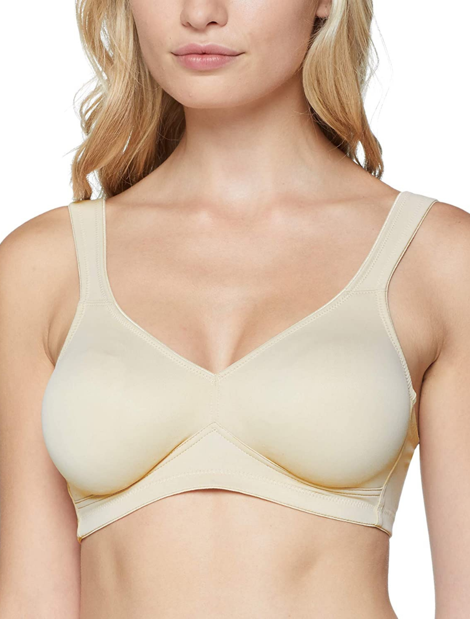 Anita Rosa Faia Twin Seamless Comfort Soft Cup Bra, Champagne