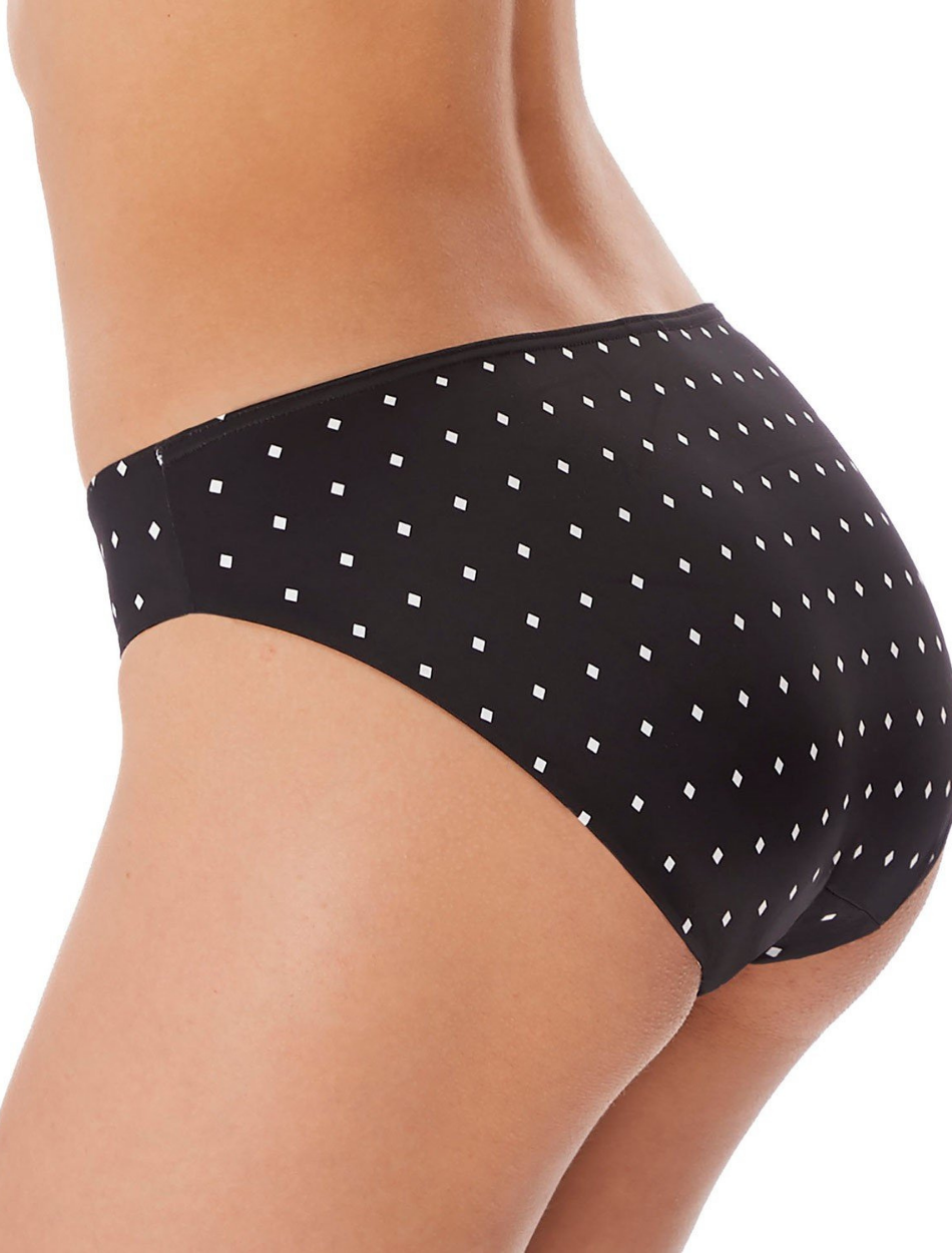 Freya Jewel Cove Classic Swim Brief | Black Polka Dot Bikini Briefs | Freya Swimwear