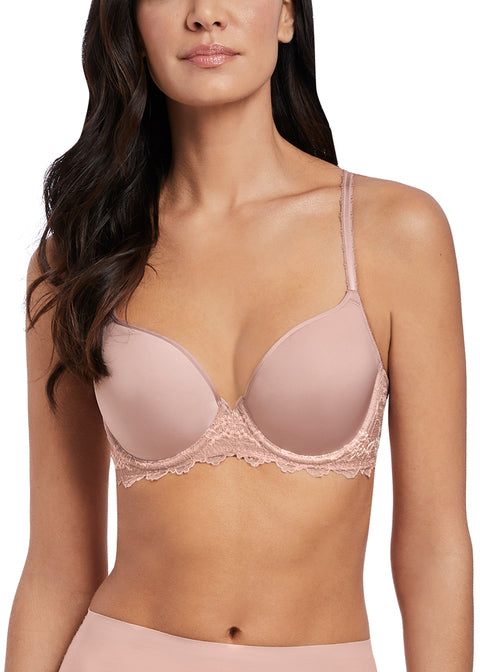 Wacoal Lace Perfection Contour Bra, Rose Mist