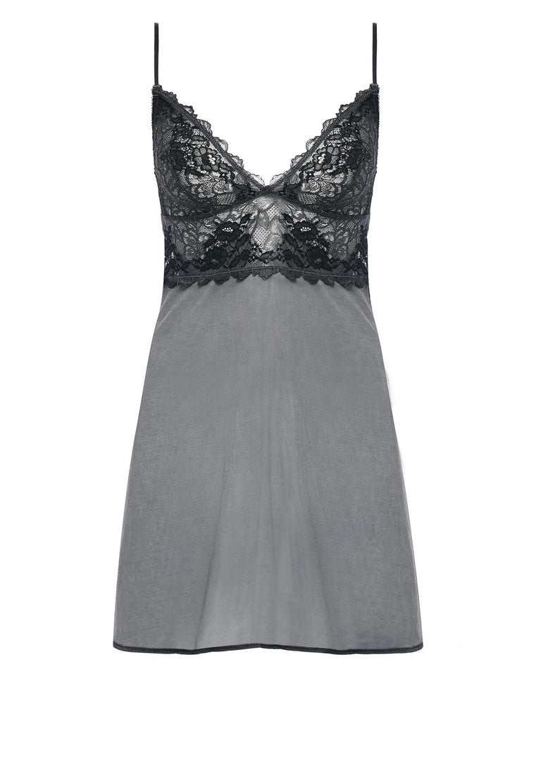 Wacoal Lace Perfection Chemise, Charcoal