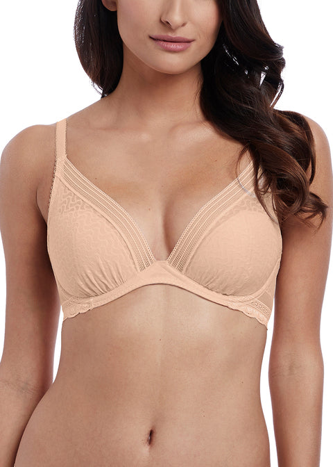 Wacoal Aphrodite Plunge Bra, Powder