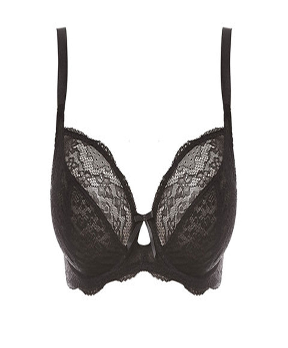 Freya Fancies Underwire Plunge Bra in Black