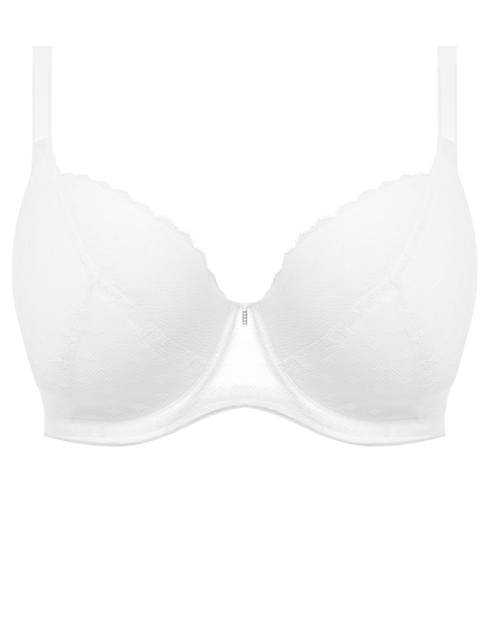 Freya Signature UW Padded Plunge Bra, White | White Freya Plunge Bras