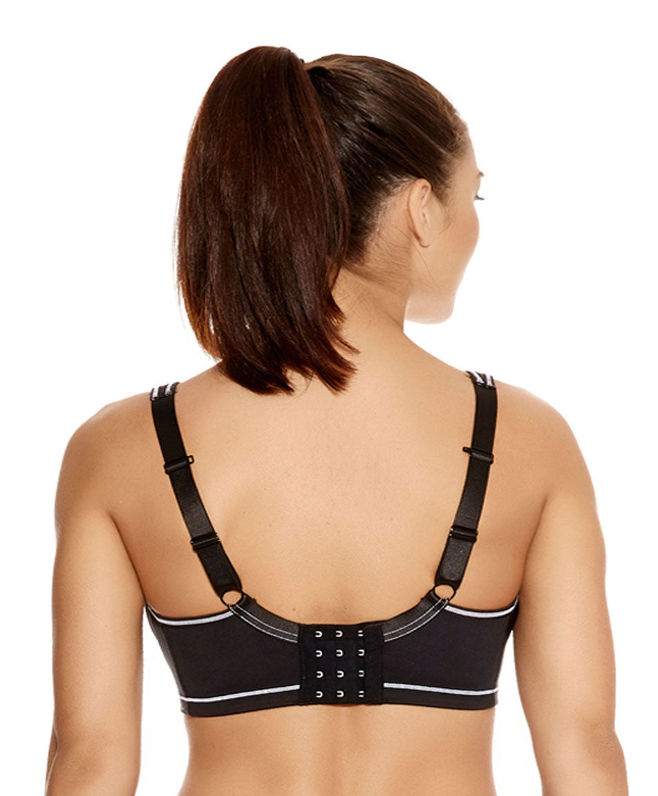 The Freya Active Sonic Underwire Molded Sports Bra, Storm Black