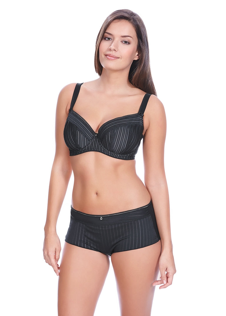 Freya Mode Underwire Padded Half Cup Bra, Black