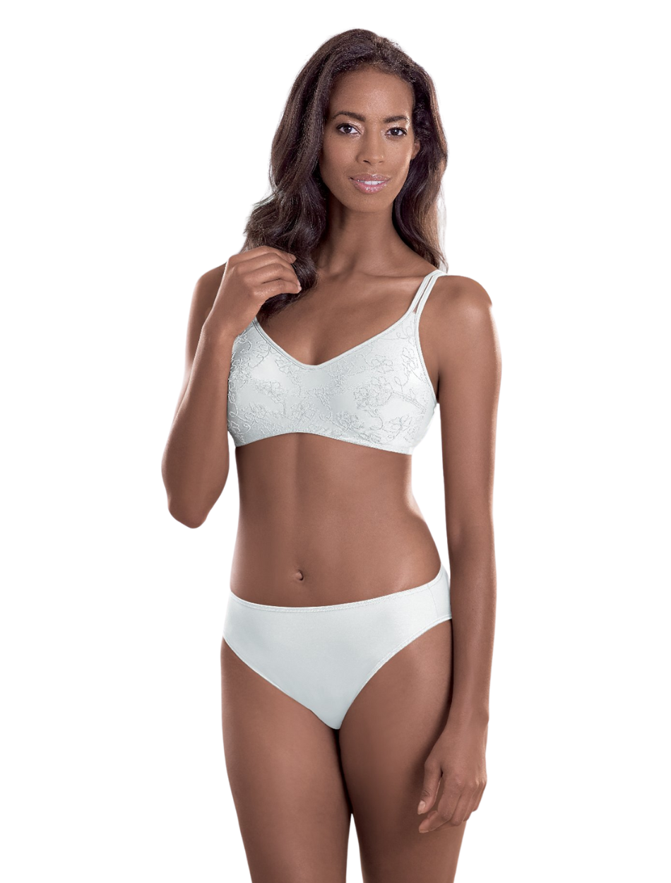 Anita Nastasja Wire-free Mastectomy Bra, White | White Anita Bilateral Mastectomy Bras