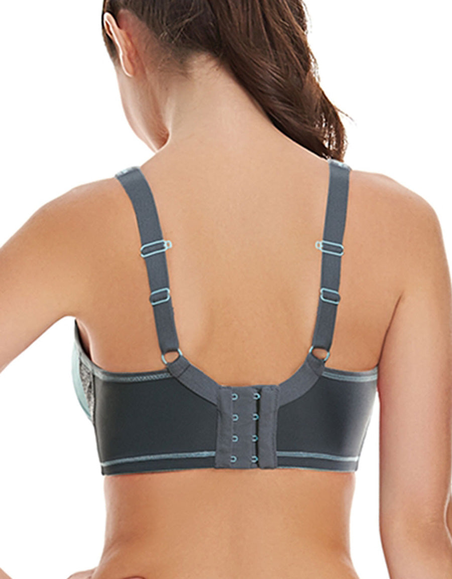 The Freya Active Sonic Underwire Molded Sports Bra, Carbon Grey | Freya Sports Bra