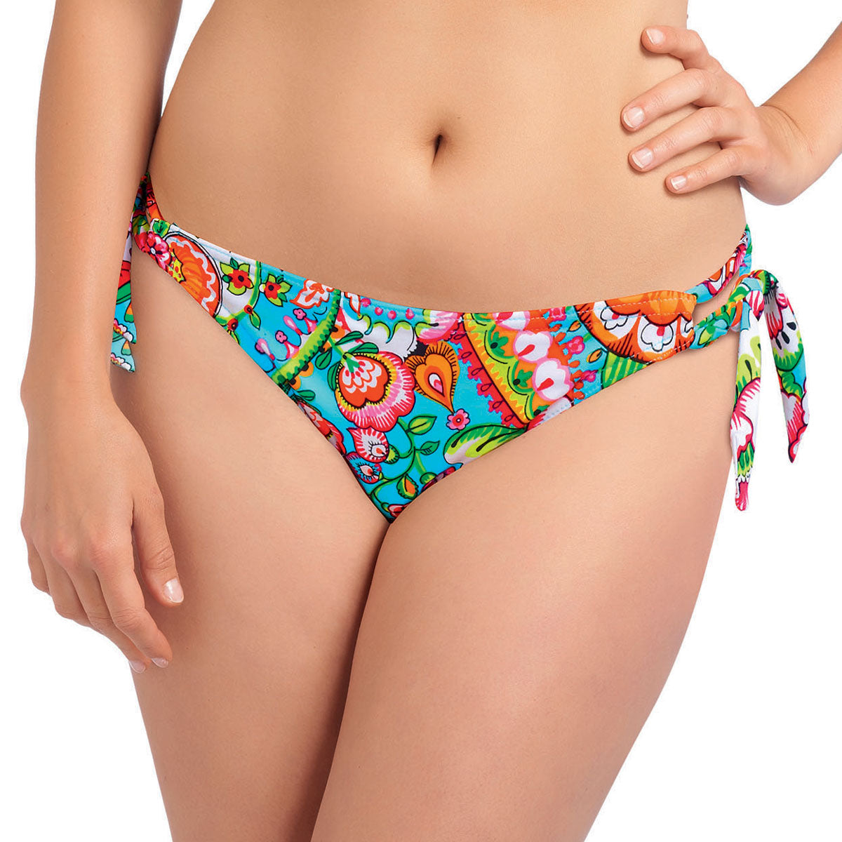 Freya Dreamer Rio Looped Side Swim Brief, Azure | Tie Sie Bikini Briefs