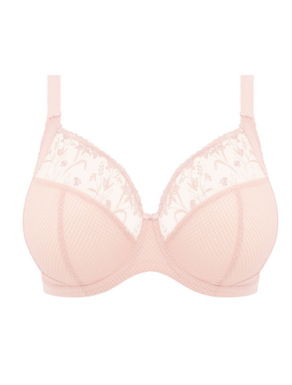 Elomi Charley Underwire Plunge Bra, Ballet Pink | Elomi Bra Pink