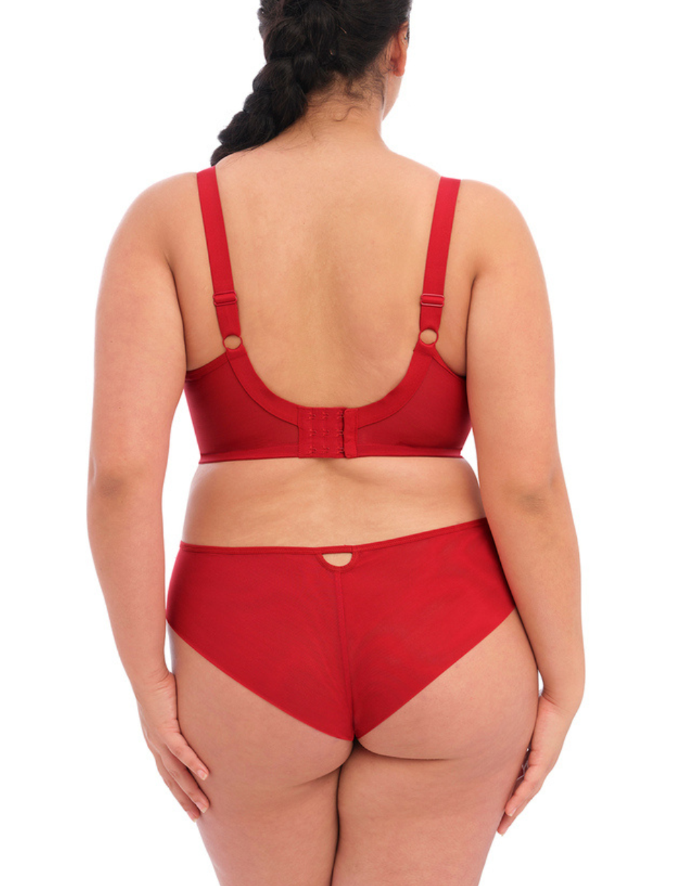 Elomi Priya Underwire Plunge Bra, Haute Red