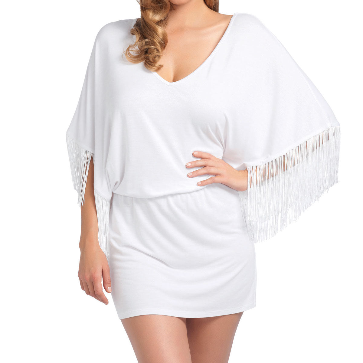 Freya Festival Kaftan, White