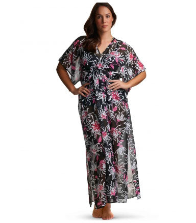 Elomi Fiora Maxi Kaftan, Black