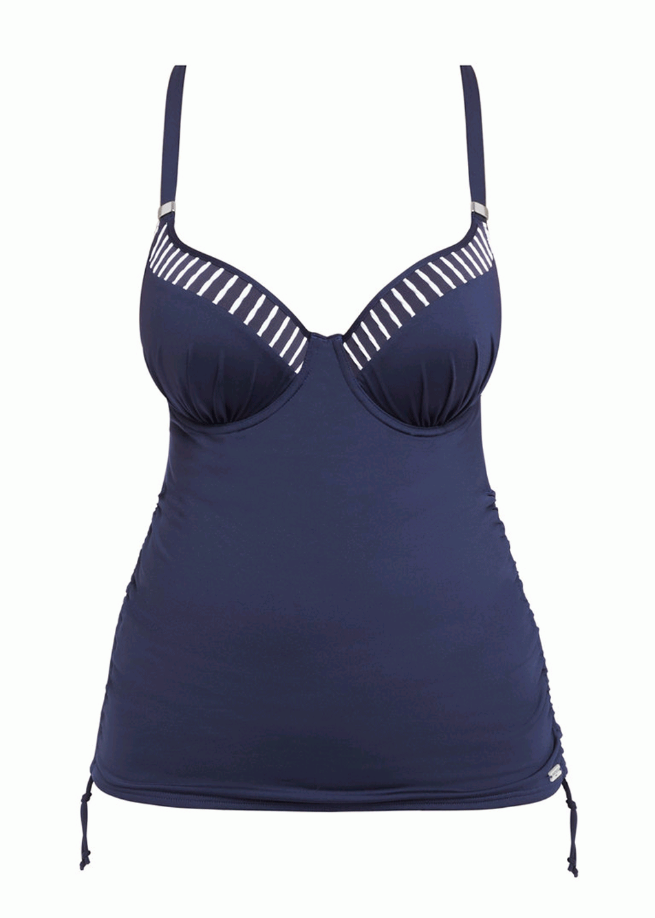 Fantasie San Remo Tankini Top with Moulded Underwire Tankini Top Gathered, Ink