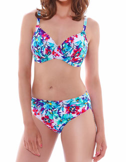 Fantasie Sardinia Mid Rise Gathered Bikini Brief, Multi