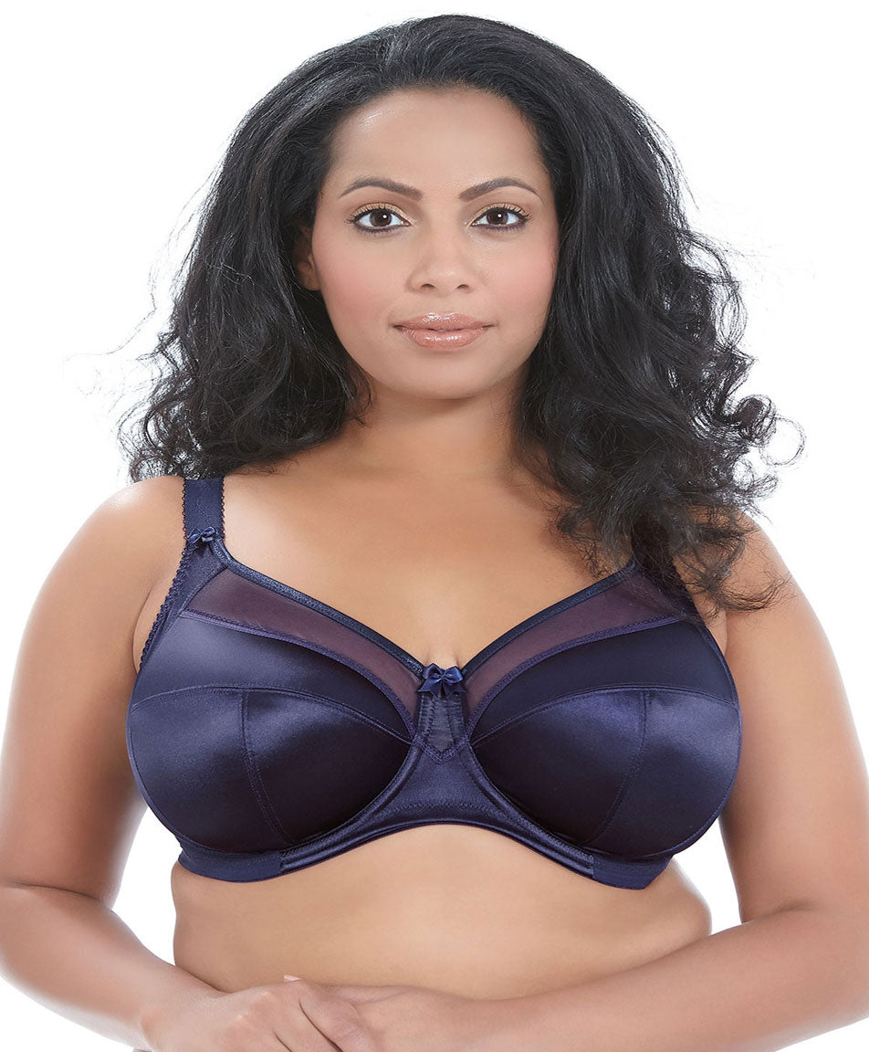 Goddess Keira Banded Underwire Bra, Ink Blue