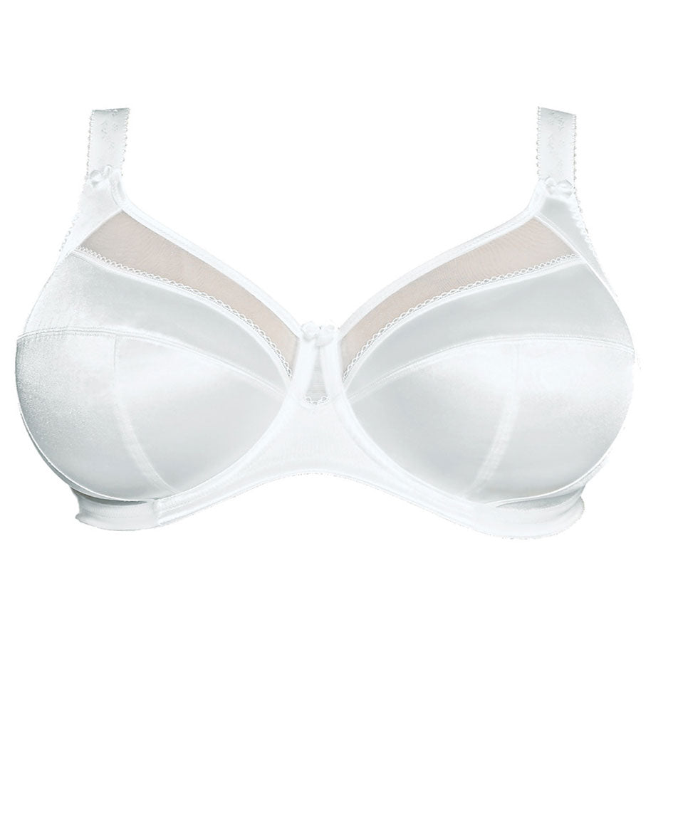 Goddess Keira Banded Underwire Bra, White