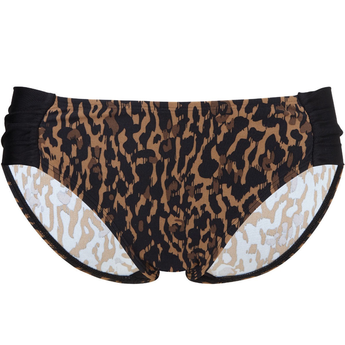 Panache Savannah Gathered Bikini Bottoms, Animal Print