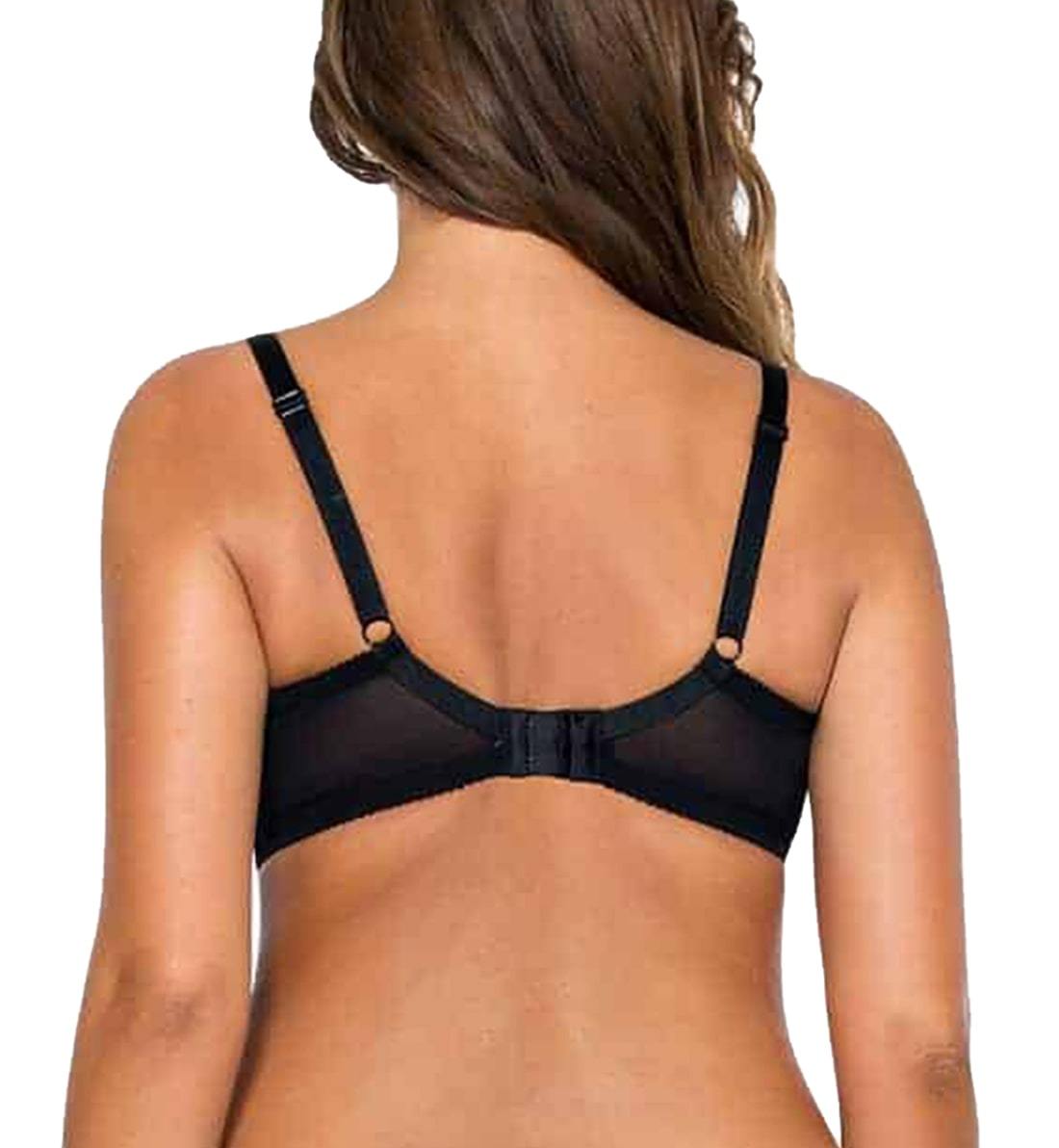 Parfait Casey Plunge Molded Underwire Bra, Black