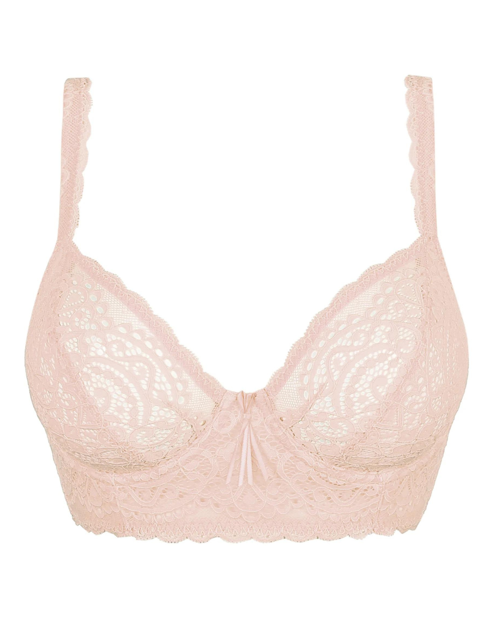 PrimaDonna Twist I Do Plunge Longline Bra Underwired, Silky Tan