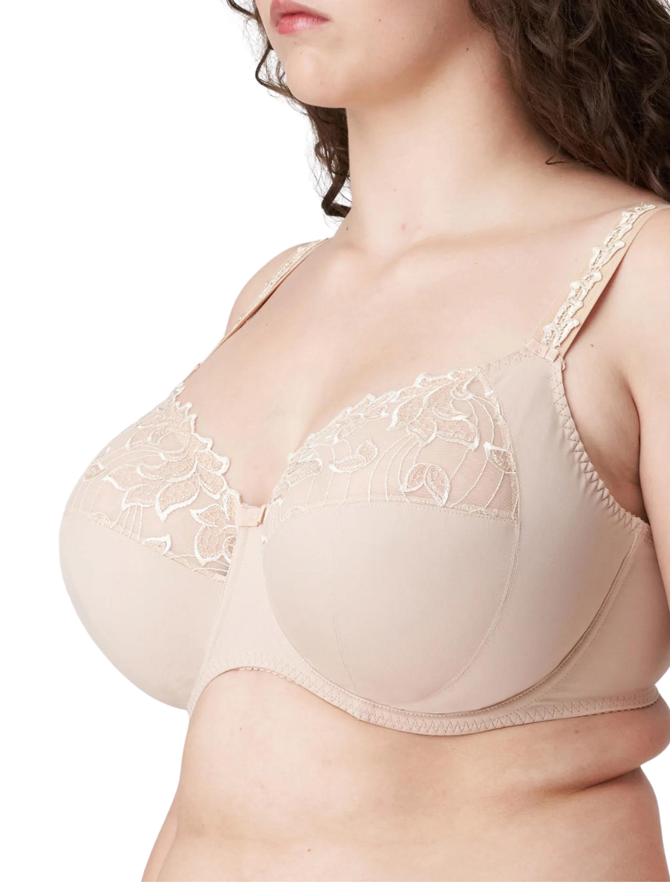 PrimaDonna Deauville Large Cups Full Cup Wire Bra in Caffe Latte