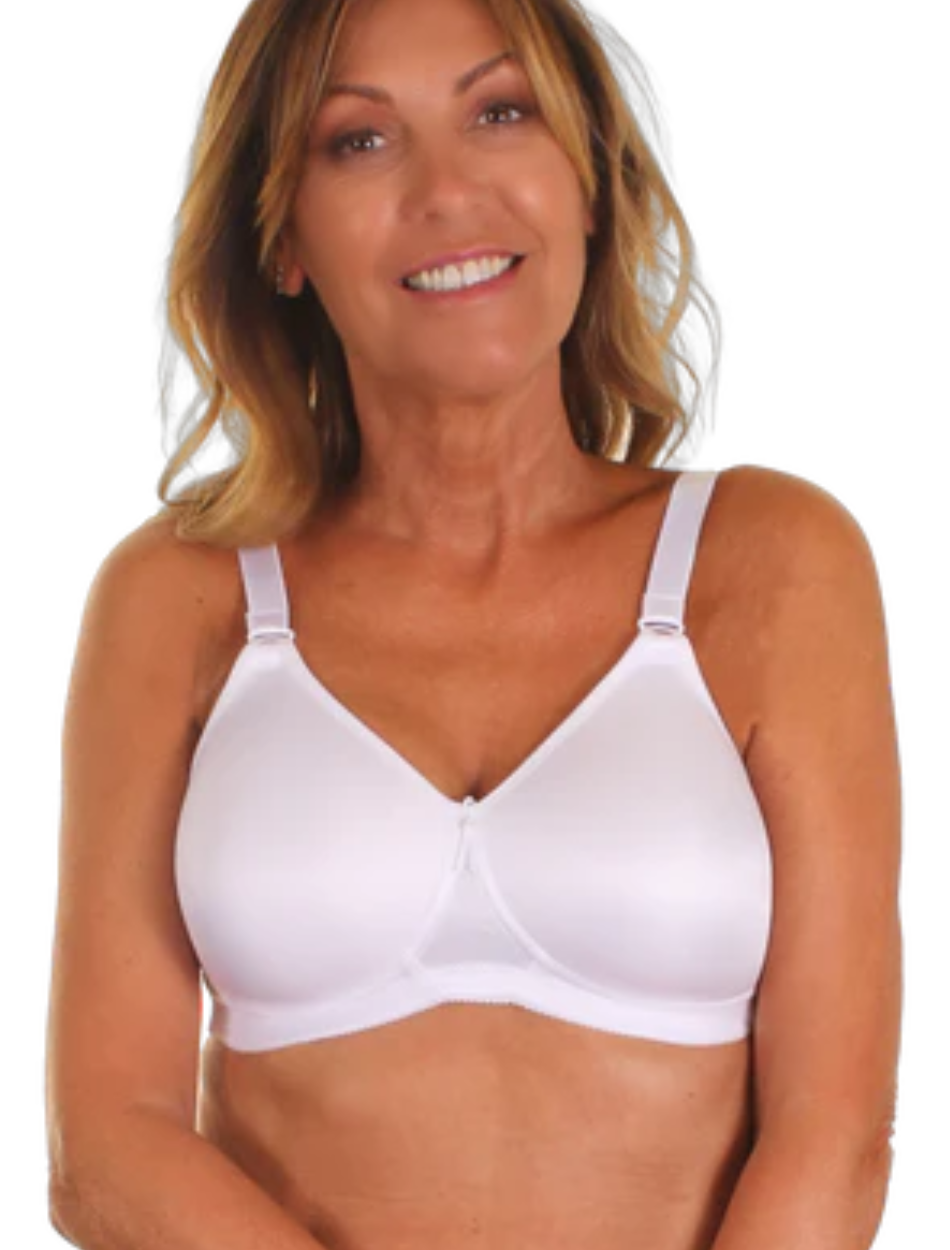 Trulife Taylor Bra, White | White Trulife Mastectomy Bras