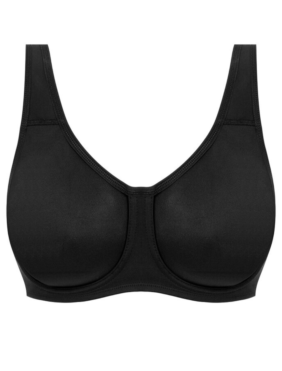 Wacoal Simone Sports Bras Underwire Maximum Support, Black | Black Wacoal Sports Bras