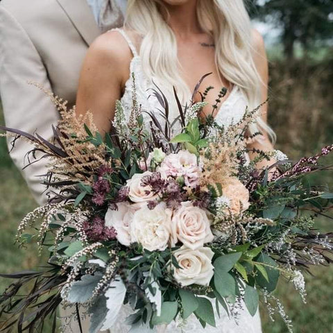 Bridal Bouquet E's Florals Solon Iowa Wedding Florist