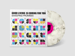 Sweeping Promises Good Living Is Coming For You White Marbled vinyl