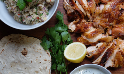 Peri Peri Chicken with Couscous & Flatbread