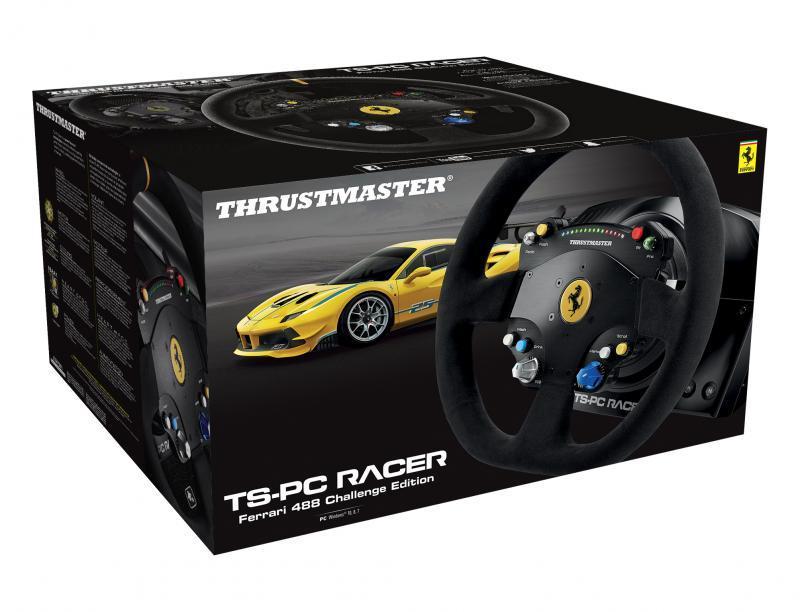 Thrustmaster Servo & Wheel Kit | TS-PC RACER Ferrari 488 Challenge Edi - Trackwerks