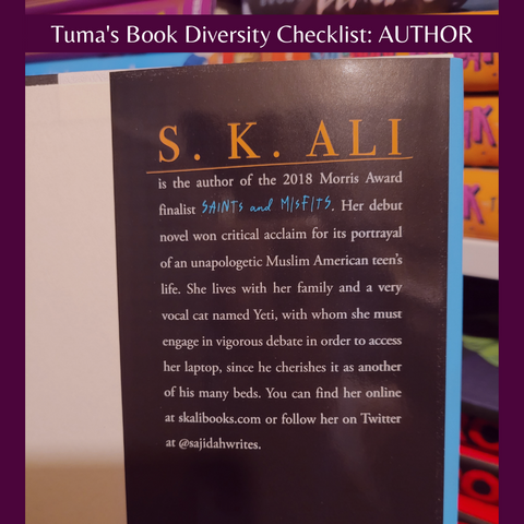 S. K. Ali Author bio in Love from A to Z