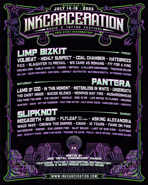 Inkcarceration 2023 Tickets - DIRTBAG Clothing