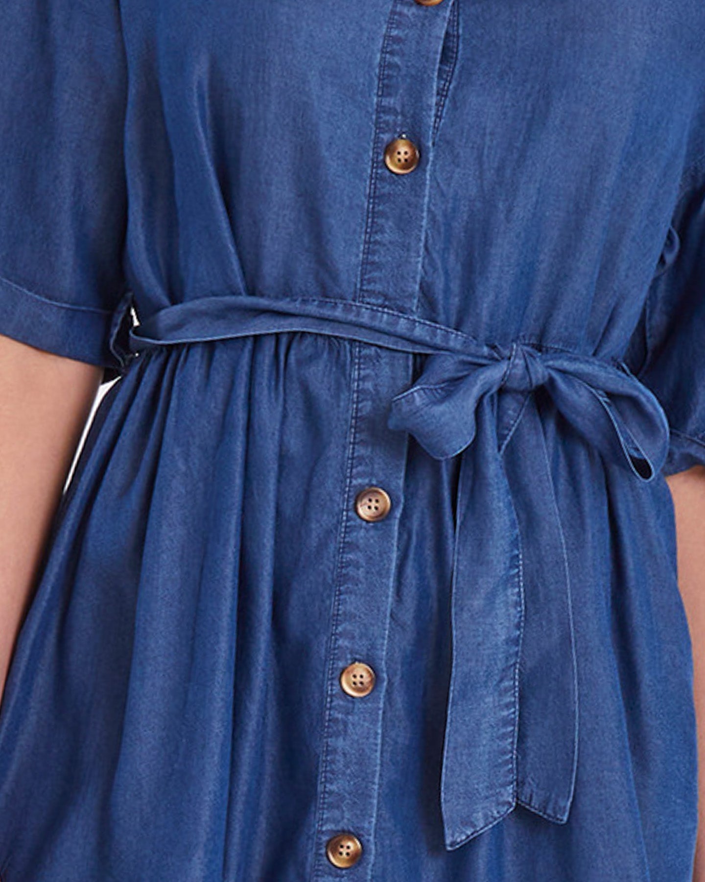 Miley Lyocell Shirt Dress - Blue Haze