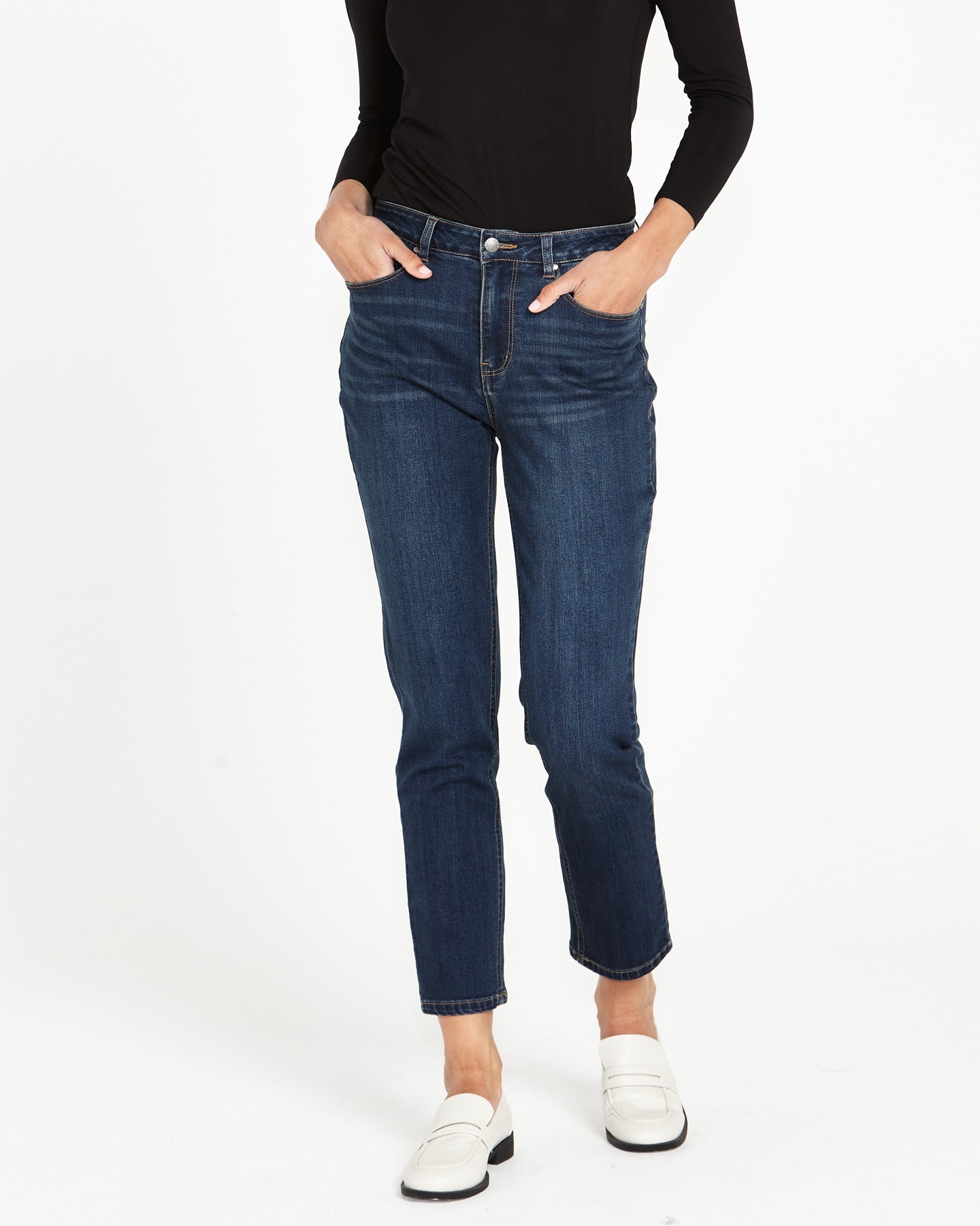 Wynona Curve Jeans - Smokey Blue