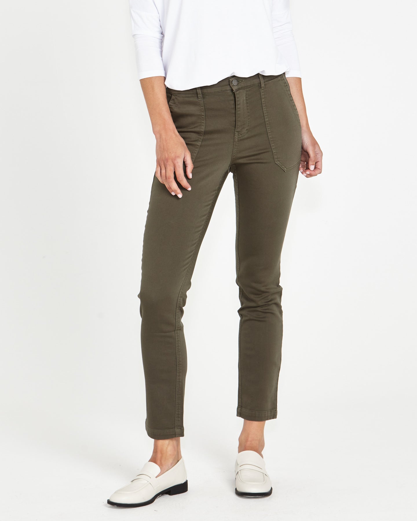 Roxette Stretch Chino Jogger - Khaki