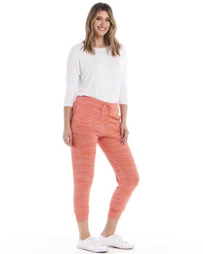 Luisa Knit Pant - Dusty Rose