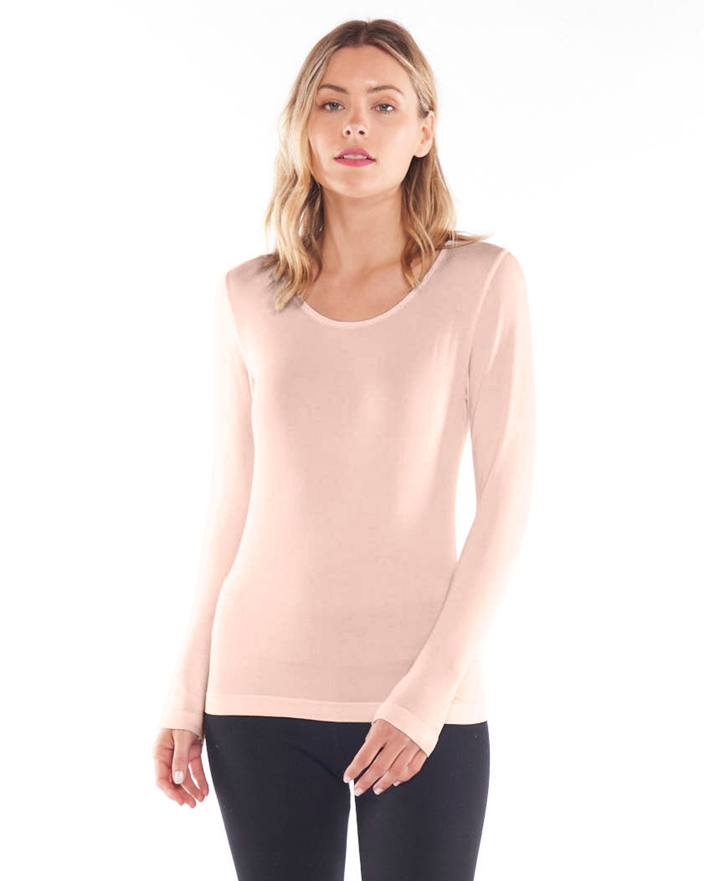 Kelli Long Sleeve Top - Nude