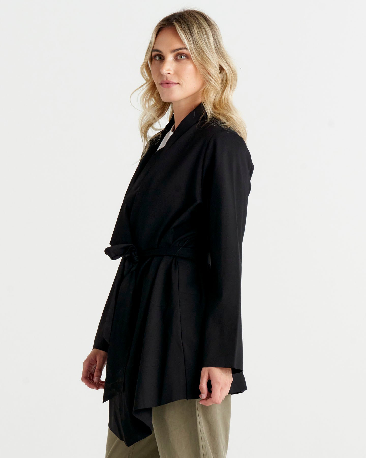 Porter Ponte Cardigan - Black