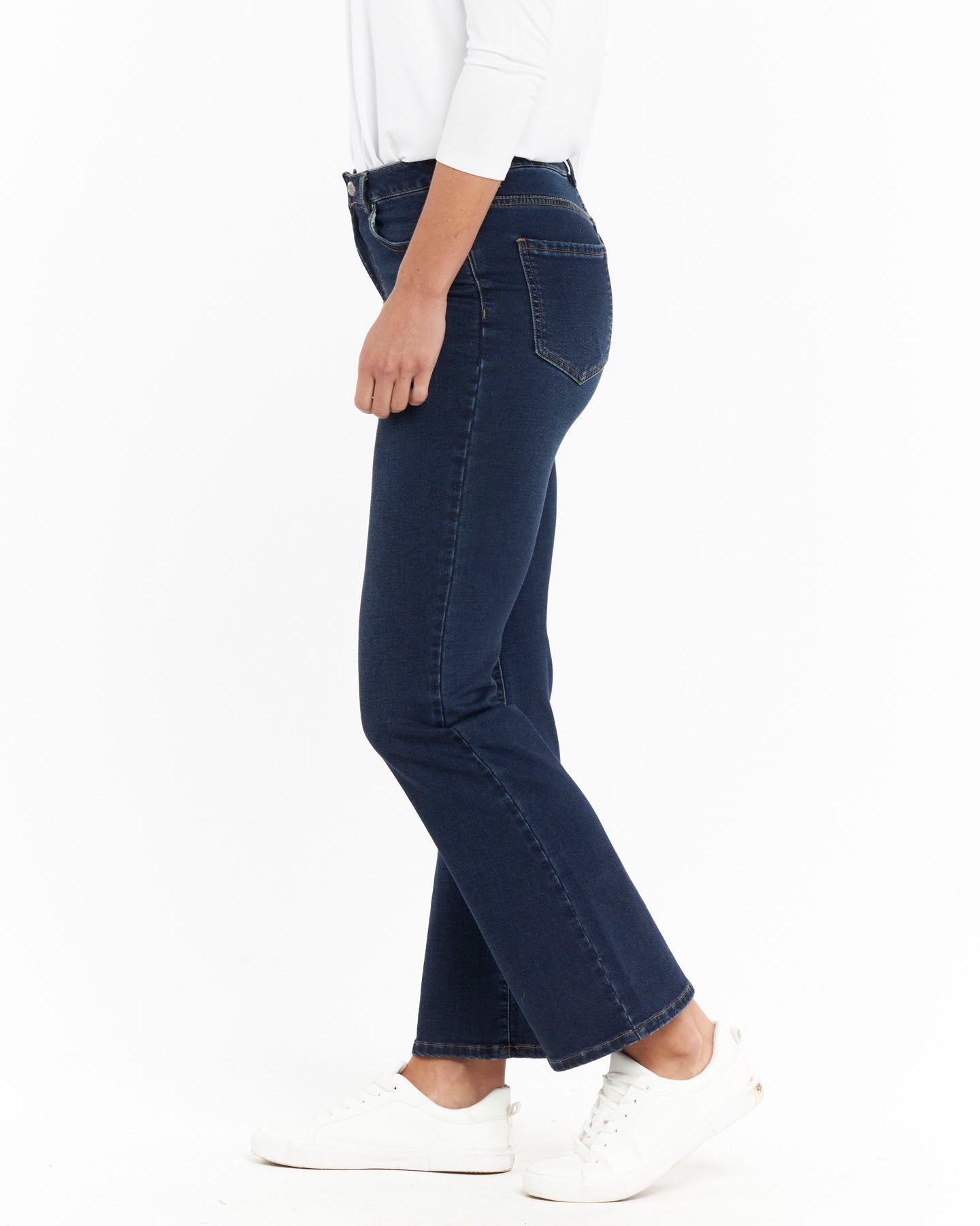 Betsy Bootleg Jeans - Smokey Blue