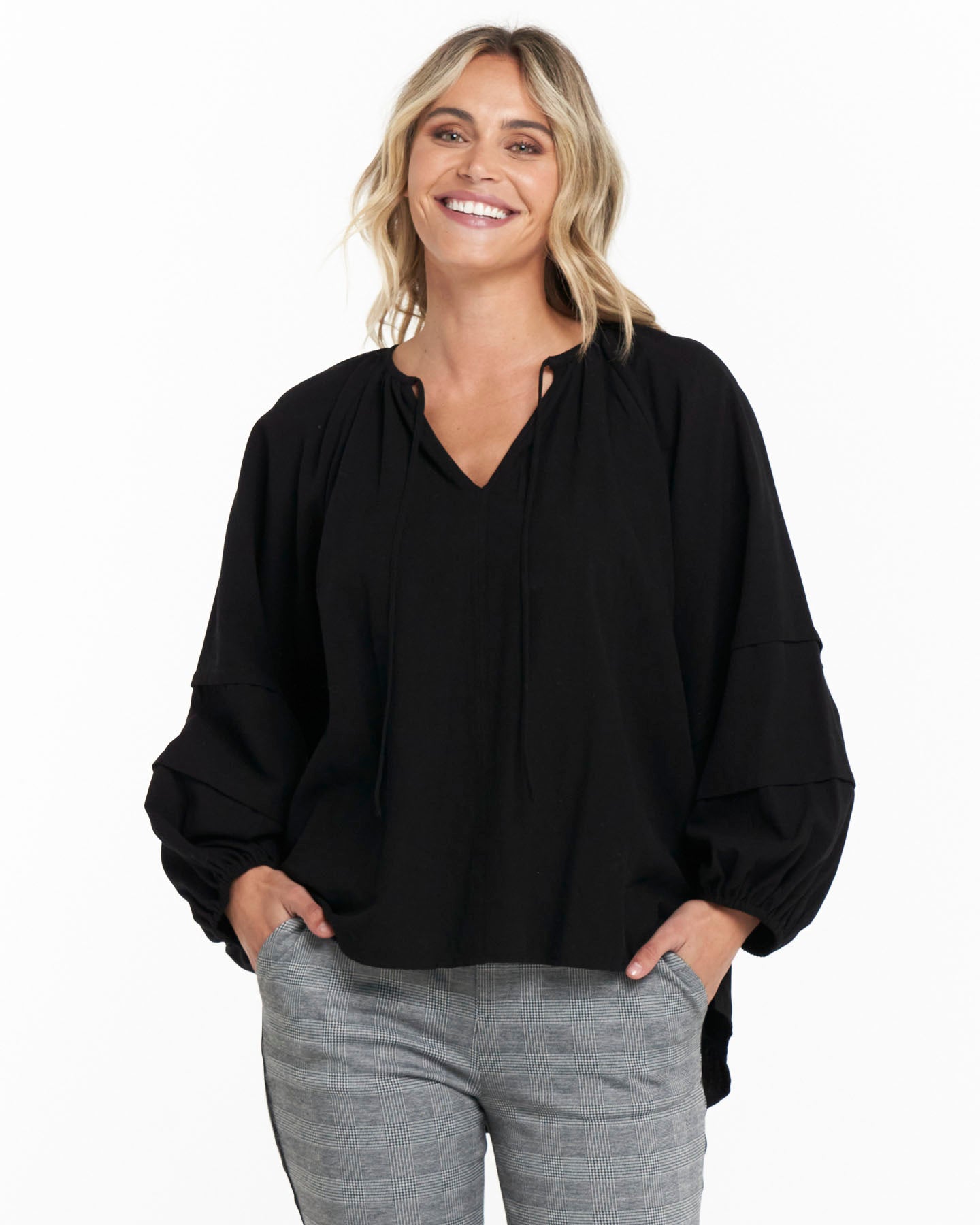 Fleur Blouse - Black