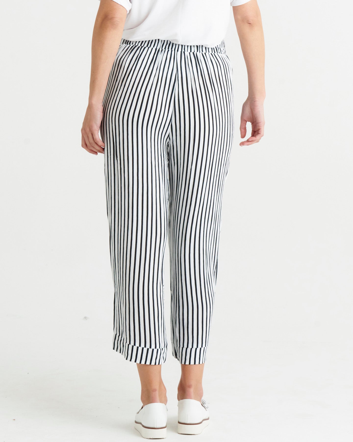 Sarah Pant - Black Stripe