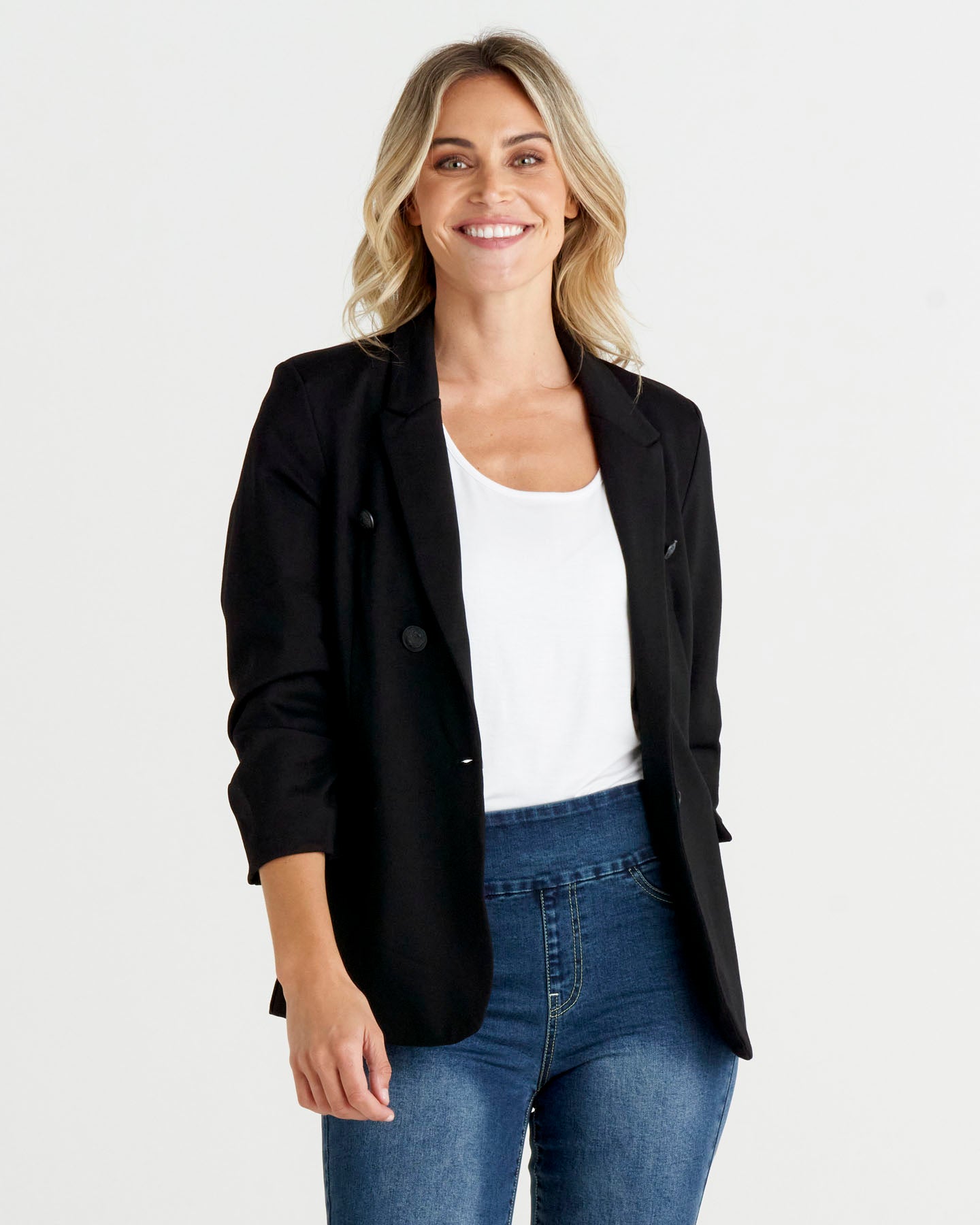 Voila Ponte Blazer - Black